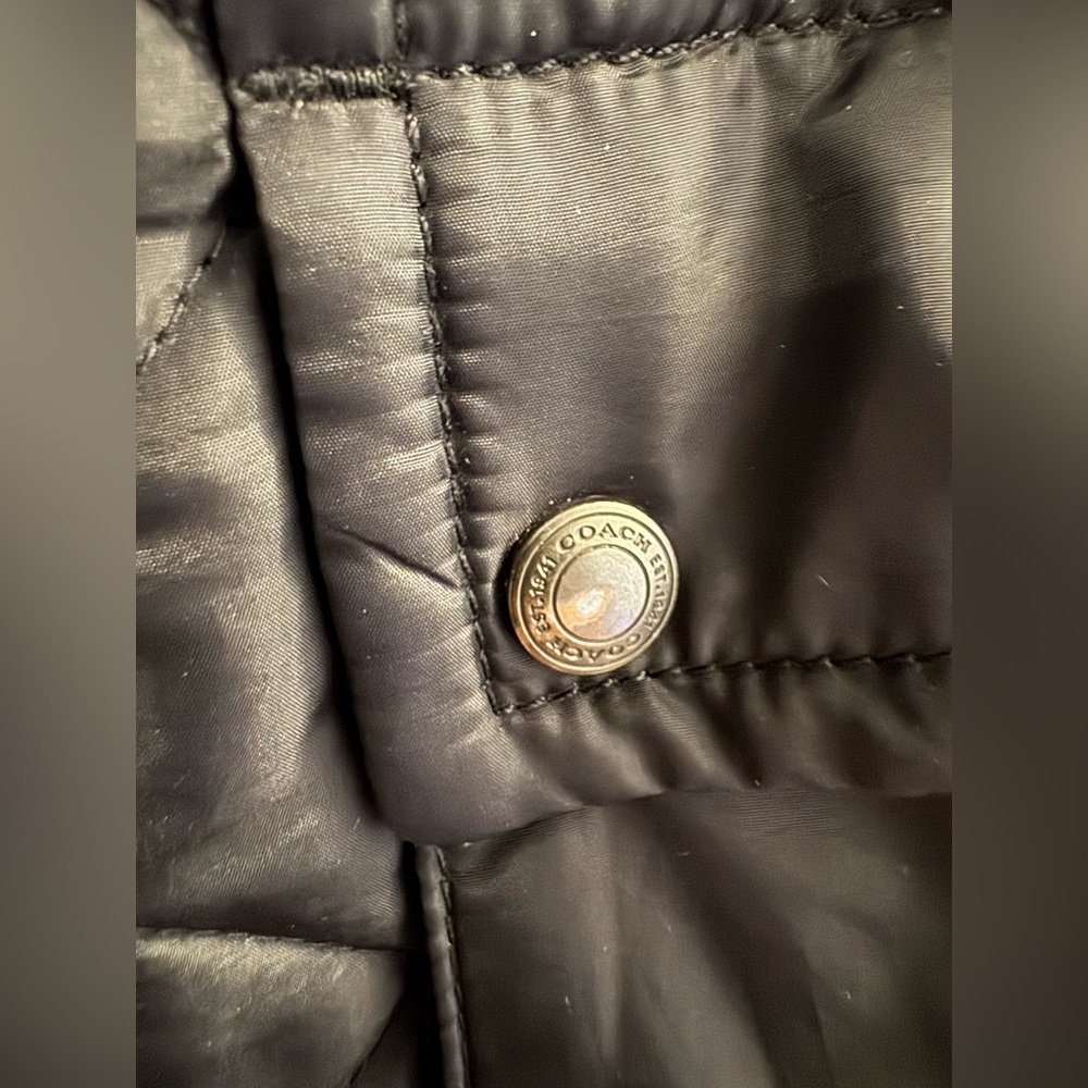 Coach Black Quilted Light Street Jacket - Picture 9 of 10